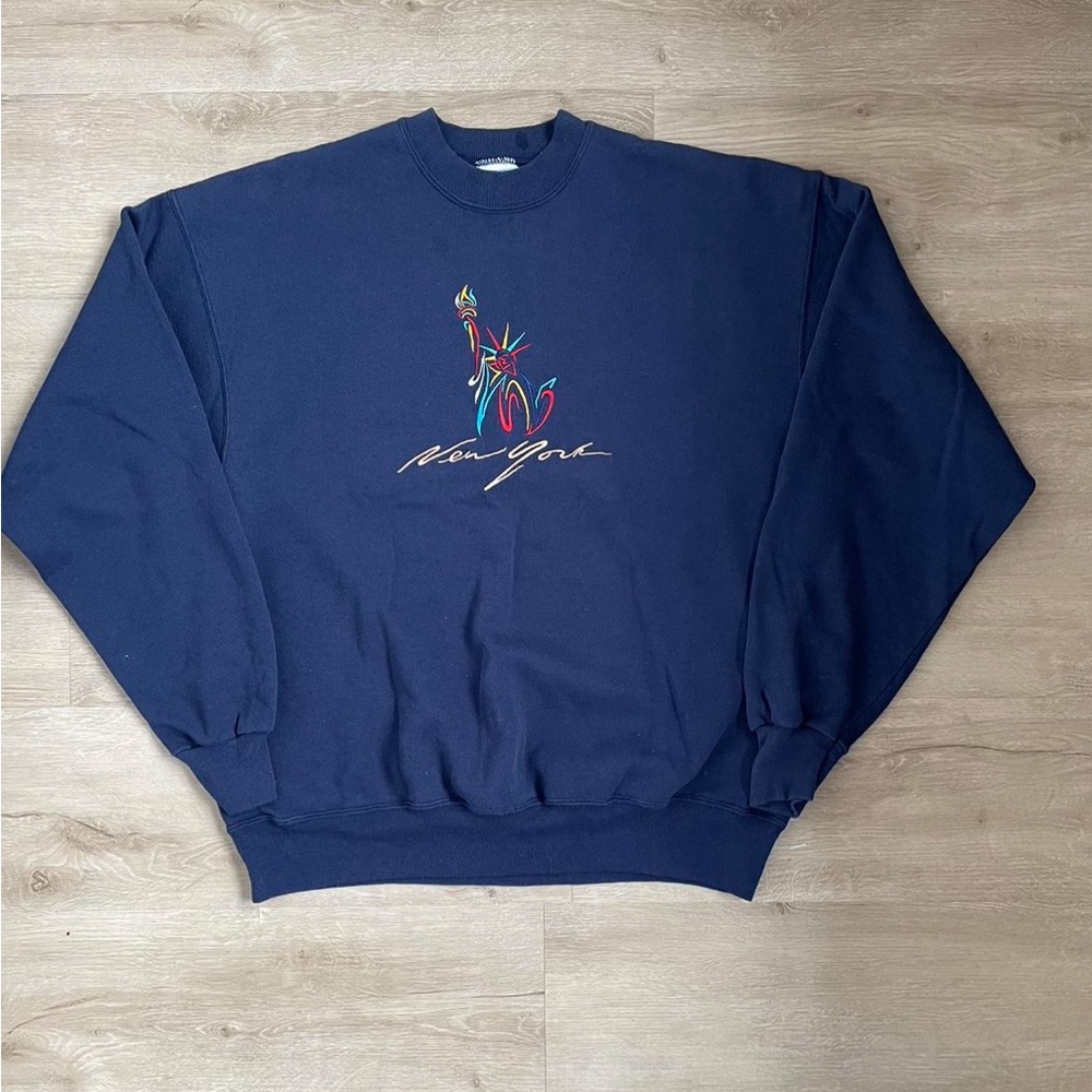 Men’s vintage New York sweatshirt, tourist souvenir size L